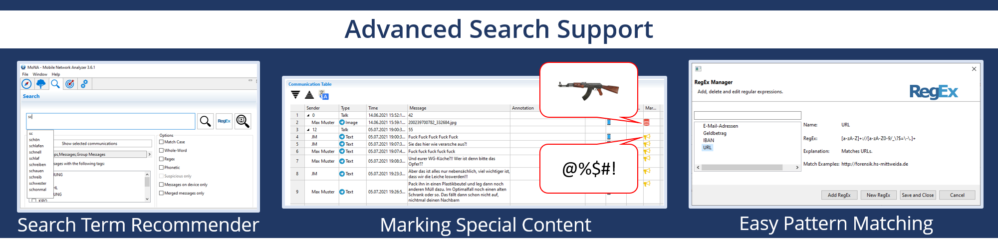 Advanced Search Support
